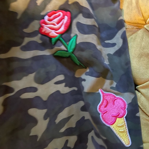 ASOS camouflage patch culottes size 2-4 - Picture 4 of 13